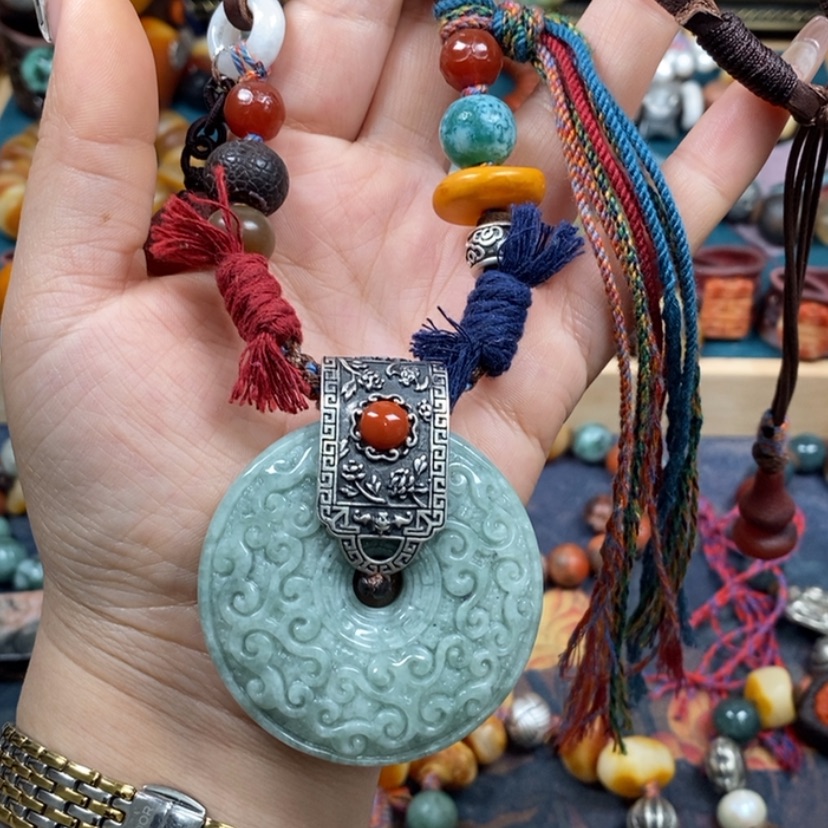 【闪购商品】翡翠颈饰未镶嵌项链