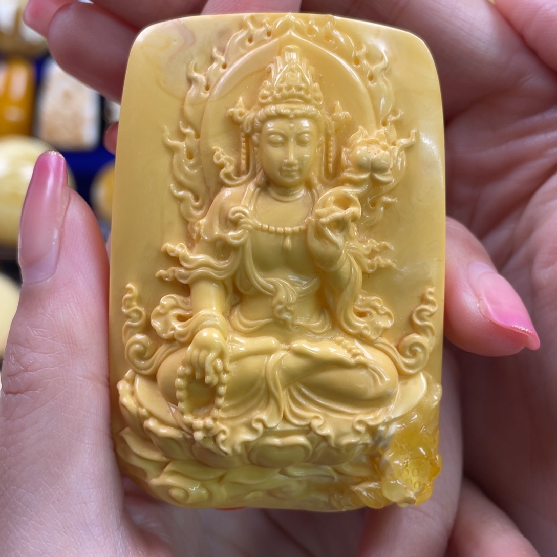 蜜蜡裸石未镶嵌琥珀蜜蜡