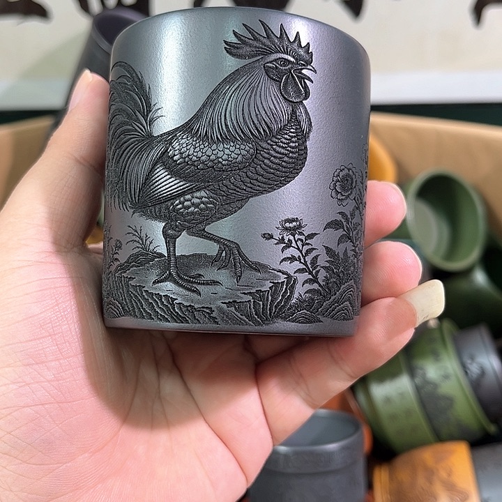 茶杯紫砂全手工紫砂主人杯