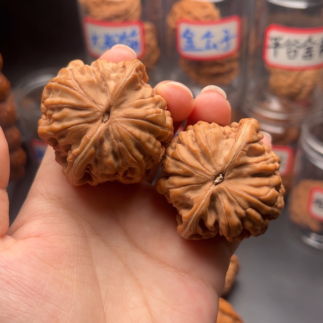 S***U把件文玩核桃45+全品水龙纹