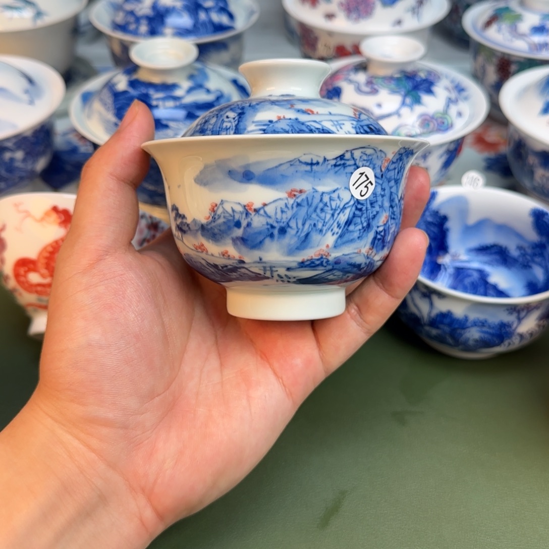 彦祖纯手工手绘茶具175