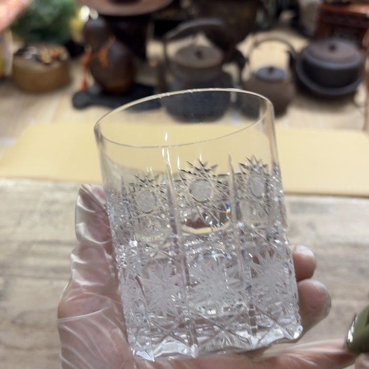 人造水晶古美术置物摆件