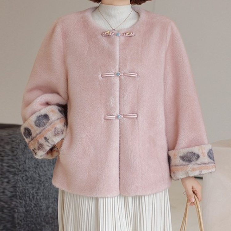 秋冬新款复古百搭气质加厚妈妈装