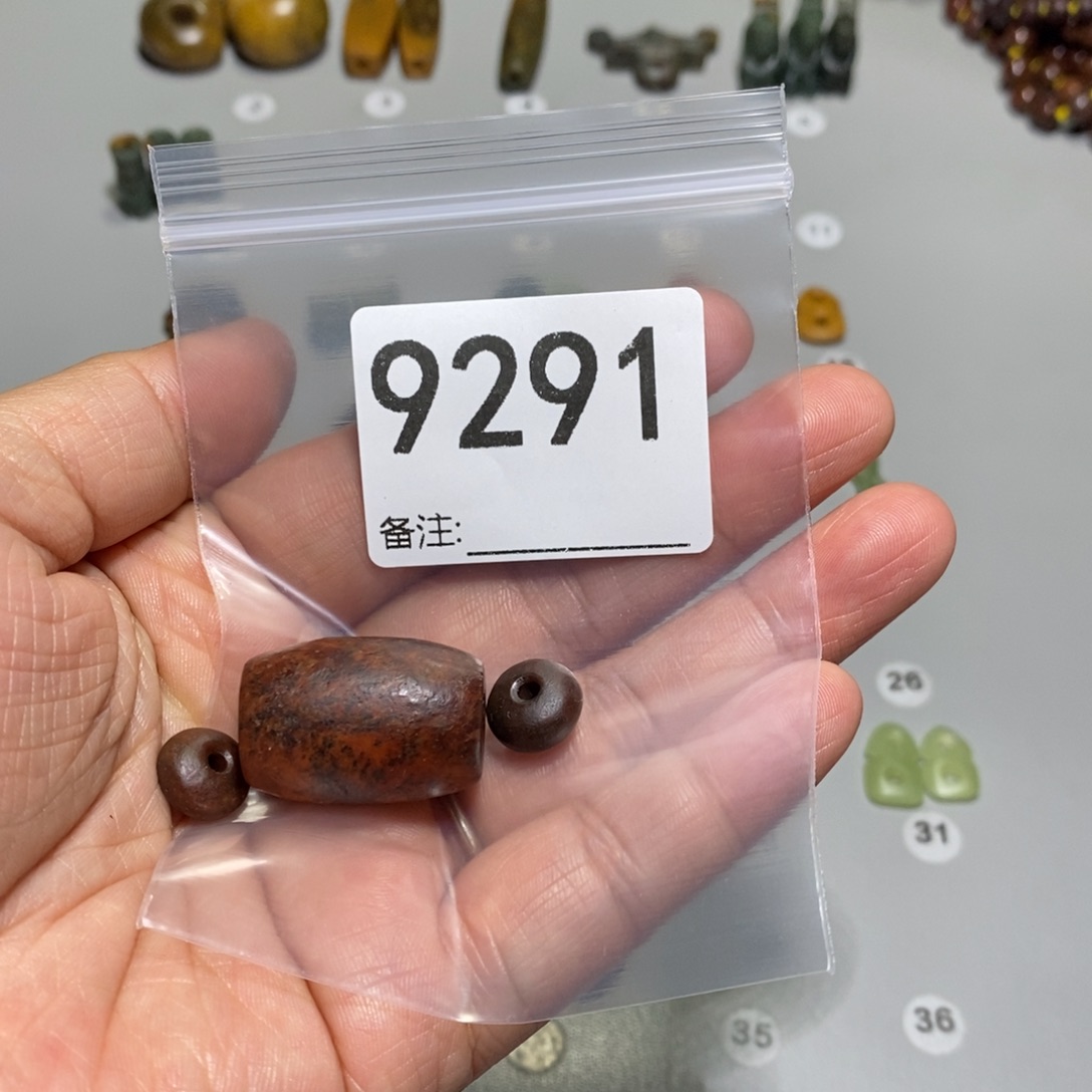 颈饰未镶嵌透闪石质玉樾*