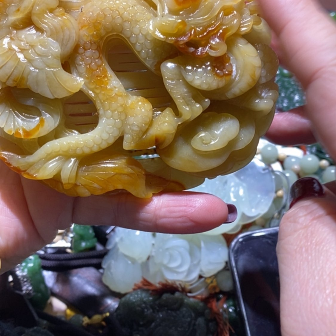 【闪购商品】岫玉毛衣链未镶嵌
