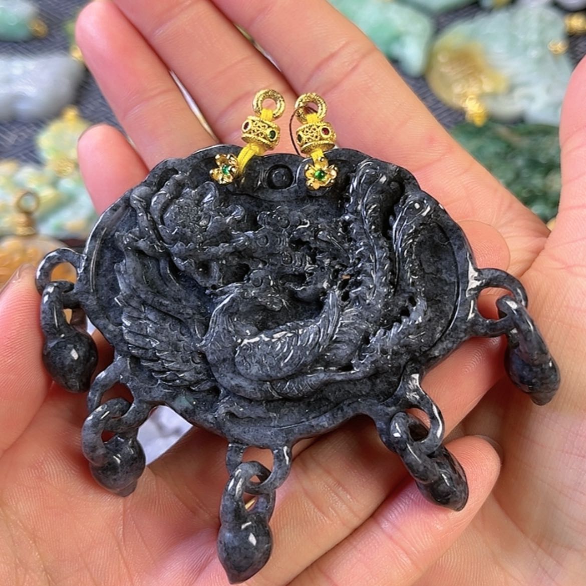 【闪购商品】翡翠颈饰未镶嵌挂件