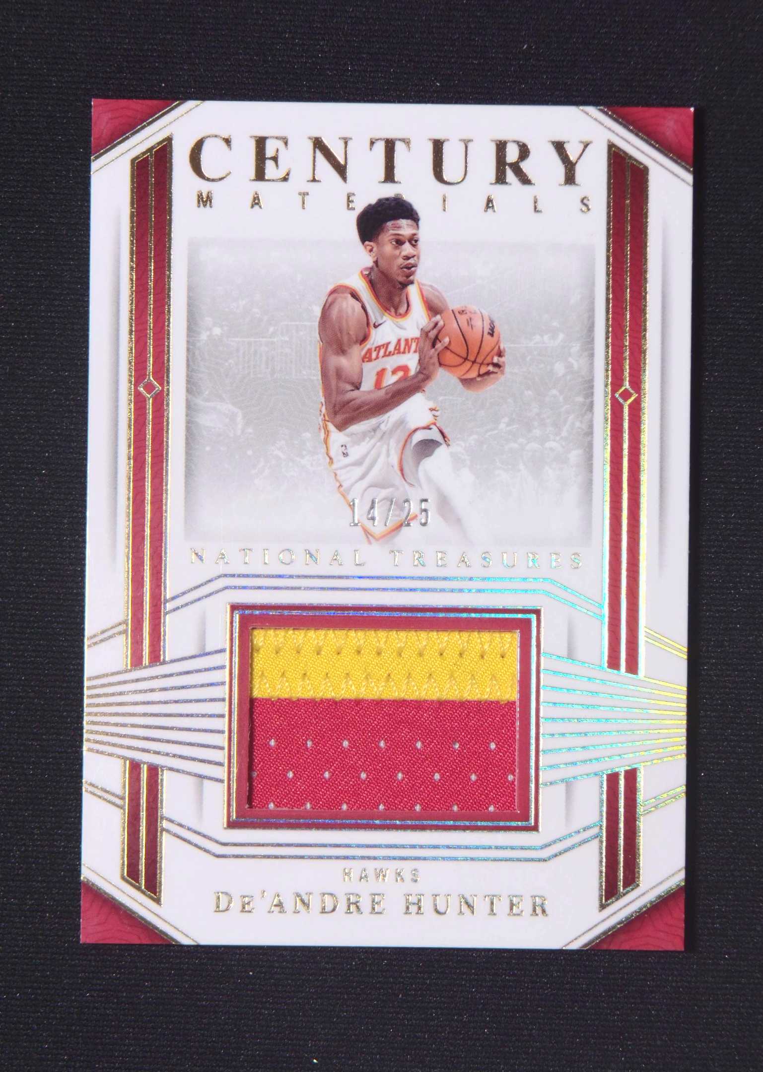 【直播开价】亨特 25编 帕尼尼NBA国宝手提球衣物料球星卡 