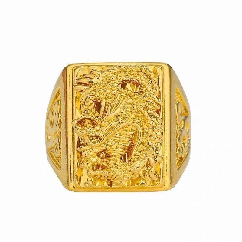 合金戒指 小盘龙开口戒指