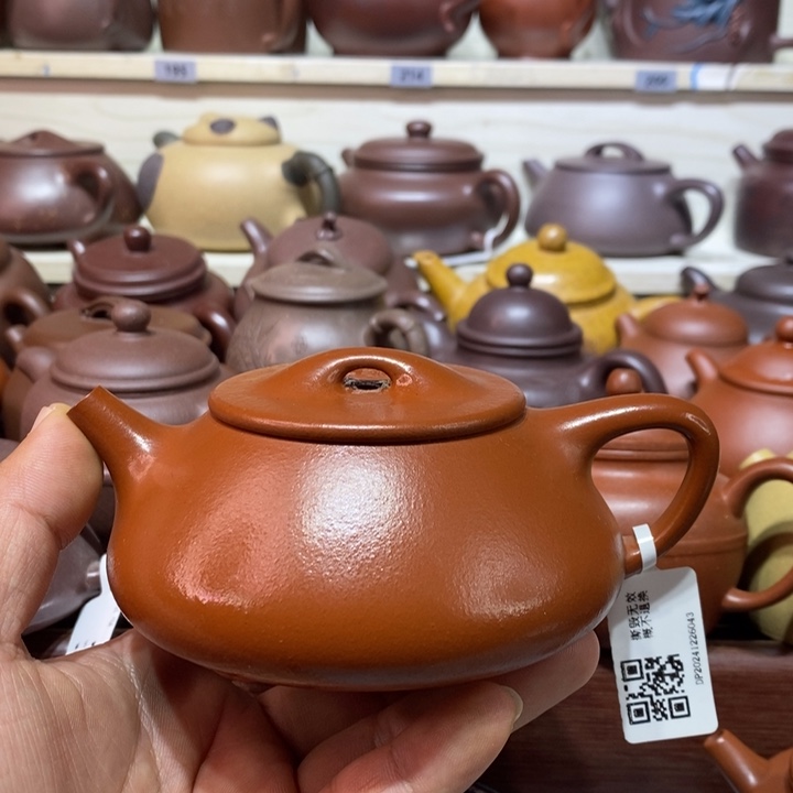 A***灵茶壶紫砂精工制作