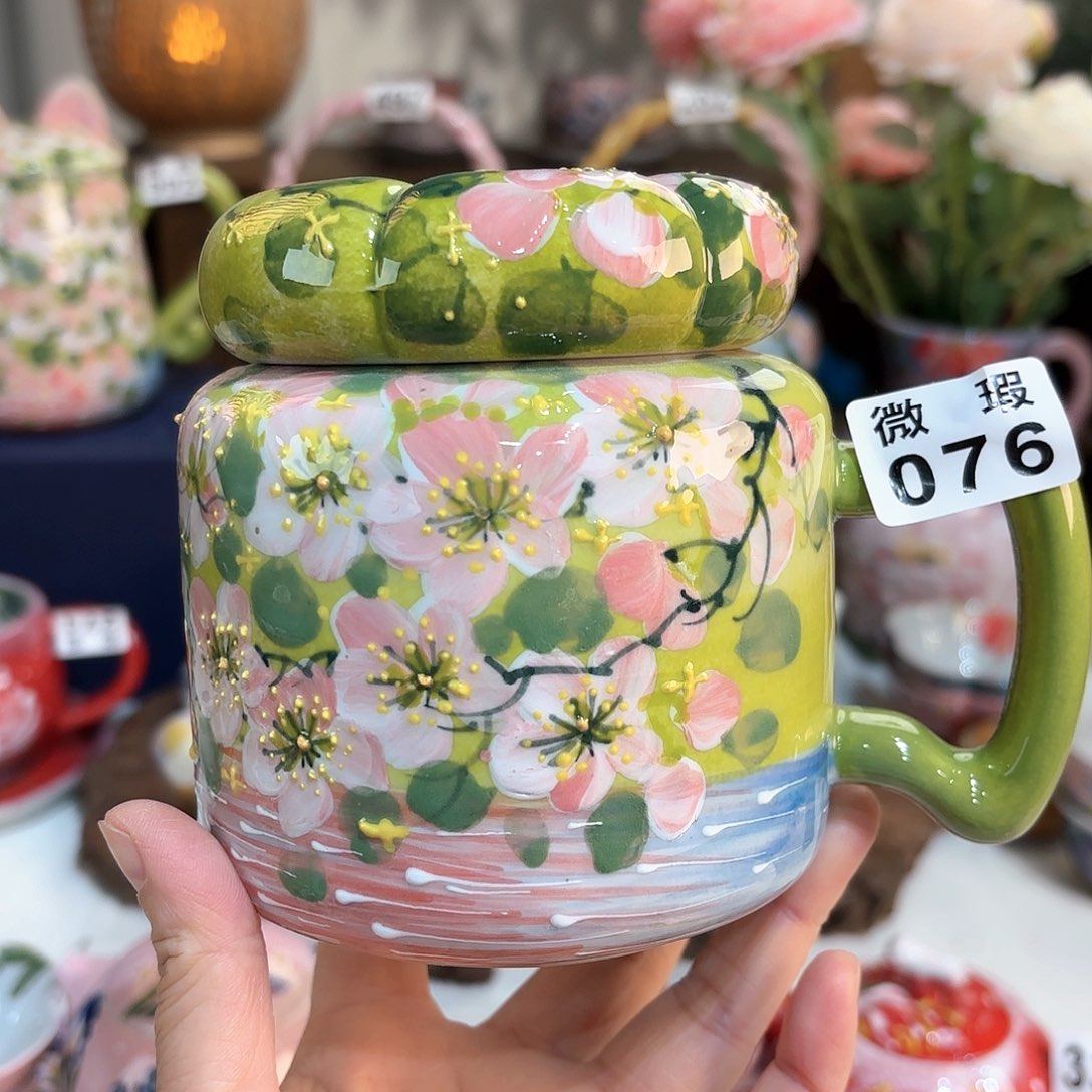 景德镇手绘高温釉下彩陶瓷茶具