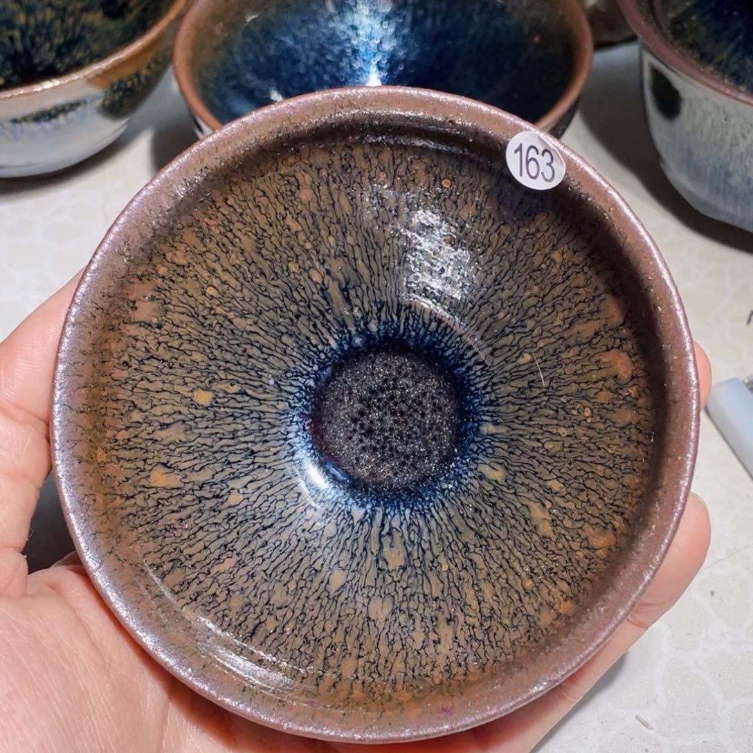 灿***光茶盏龙窑柴烧建盏163