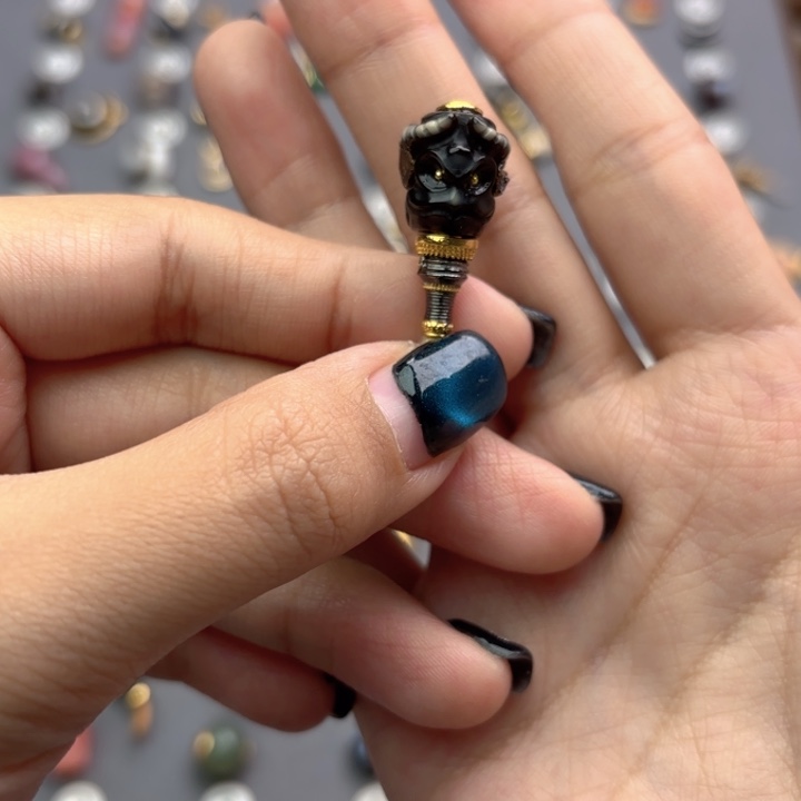 玛瑙/玉髓未镶嵌文玩配饰适配4-7mm的串