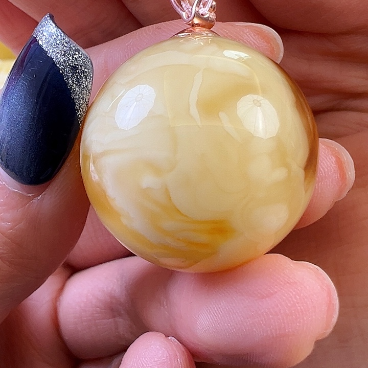 蜜蜡颈饰未镶嵌蜜蜡