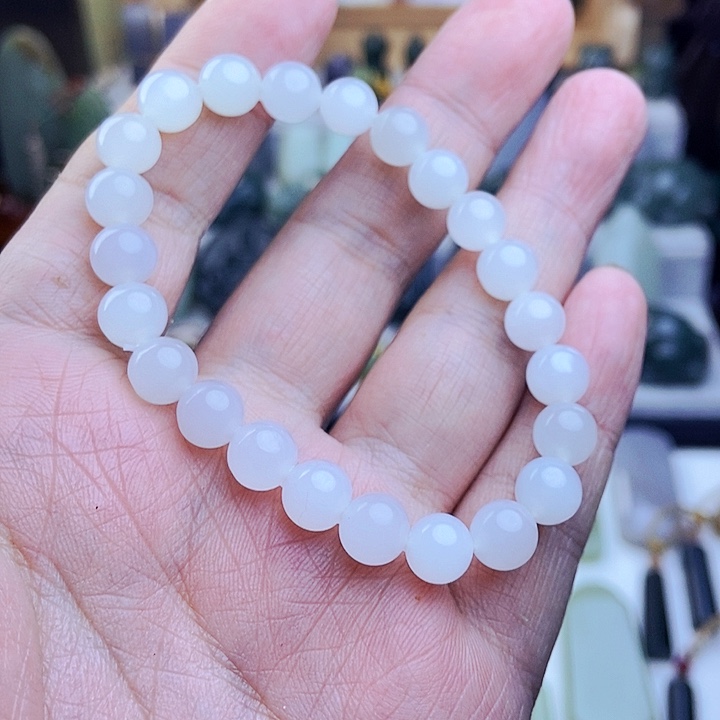 和田玉手串未镶嵌