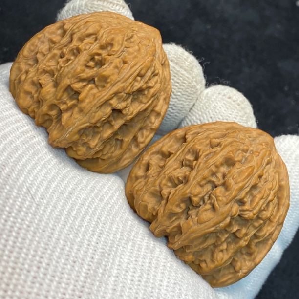 36全品密纹红宝石狮子头核桃（0831）一物一图。边36肚35/36高35