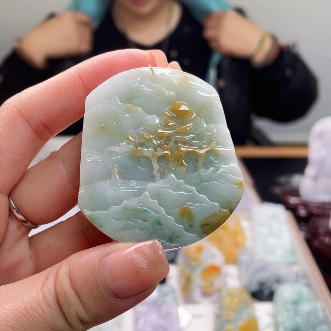 翡翠吊坠(不含链)未镶嵌