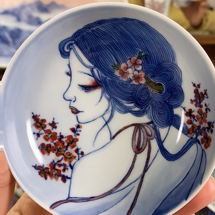 杯景德镇手工手绘陶瓷，高亮兴老师作品