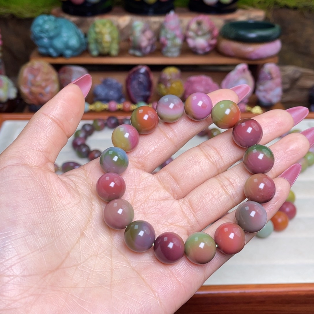 玛瑙/玉髓珠宝半成品未镶嵌惜*盐源玛瑙福利