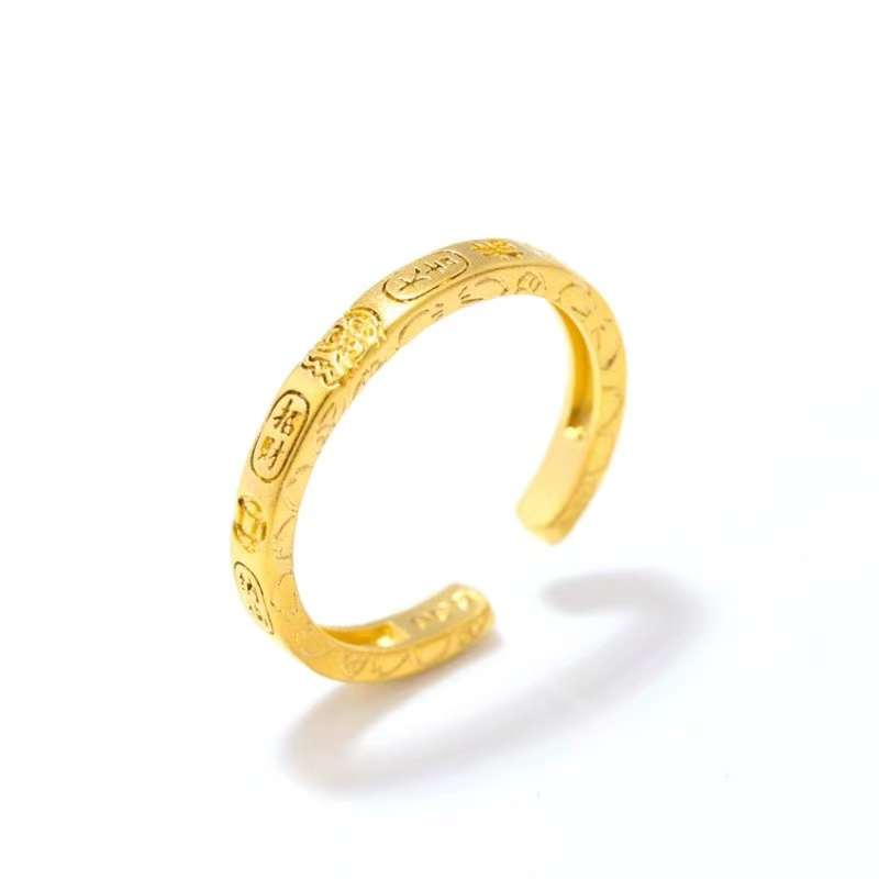 足银戒指   【高级定制】吉言戒指0805