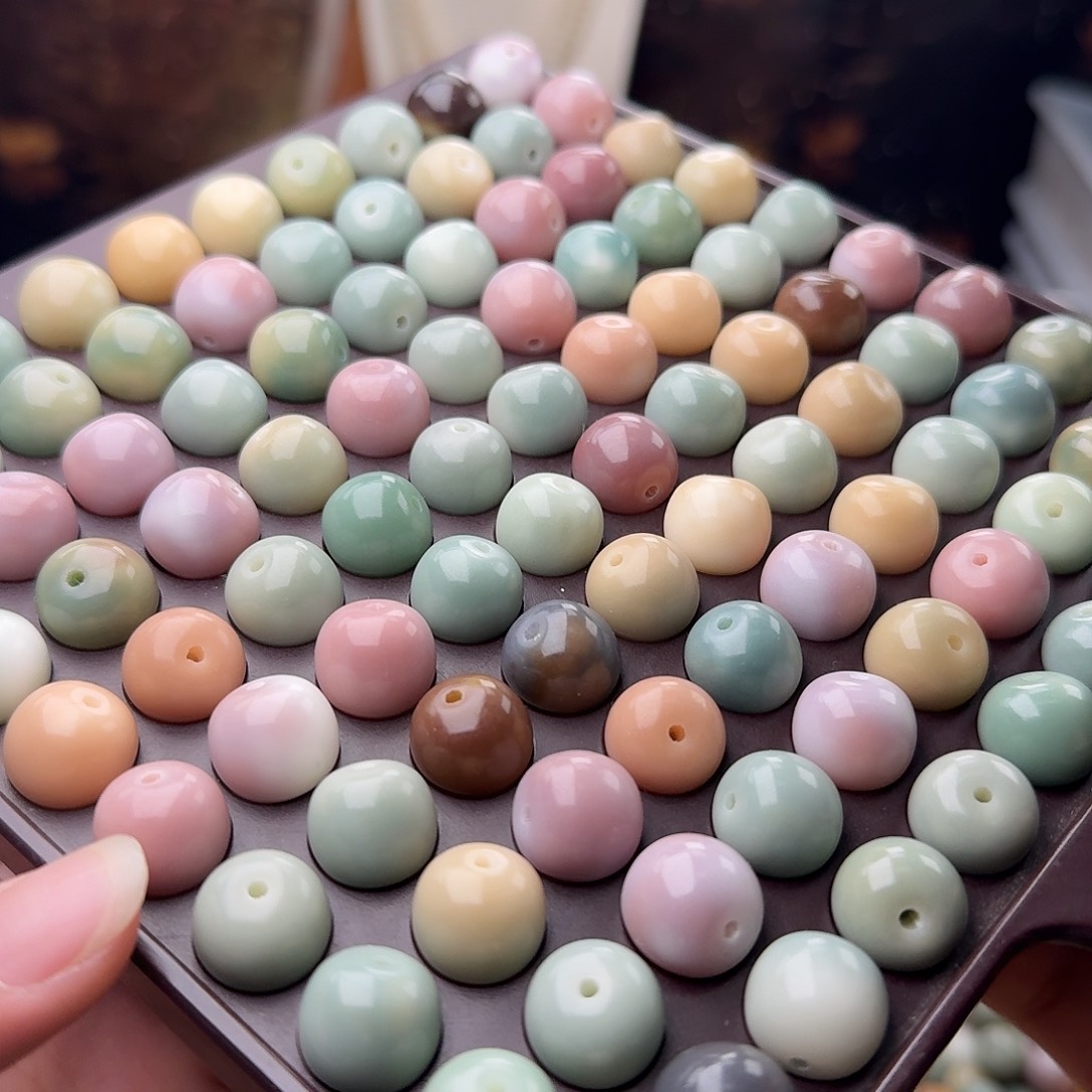 菩提根/象牙果吊坠20 颗油画 14 骨瓷苹果