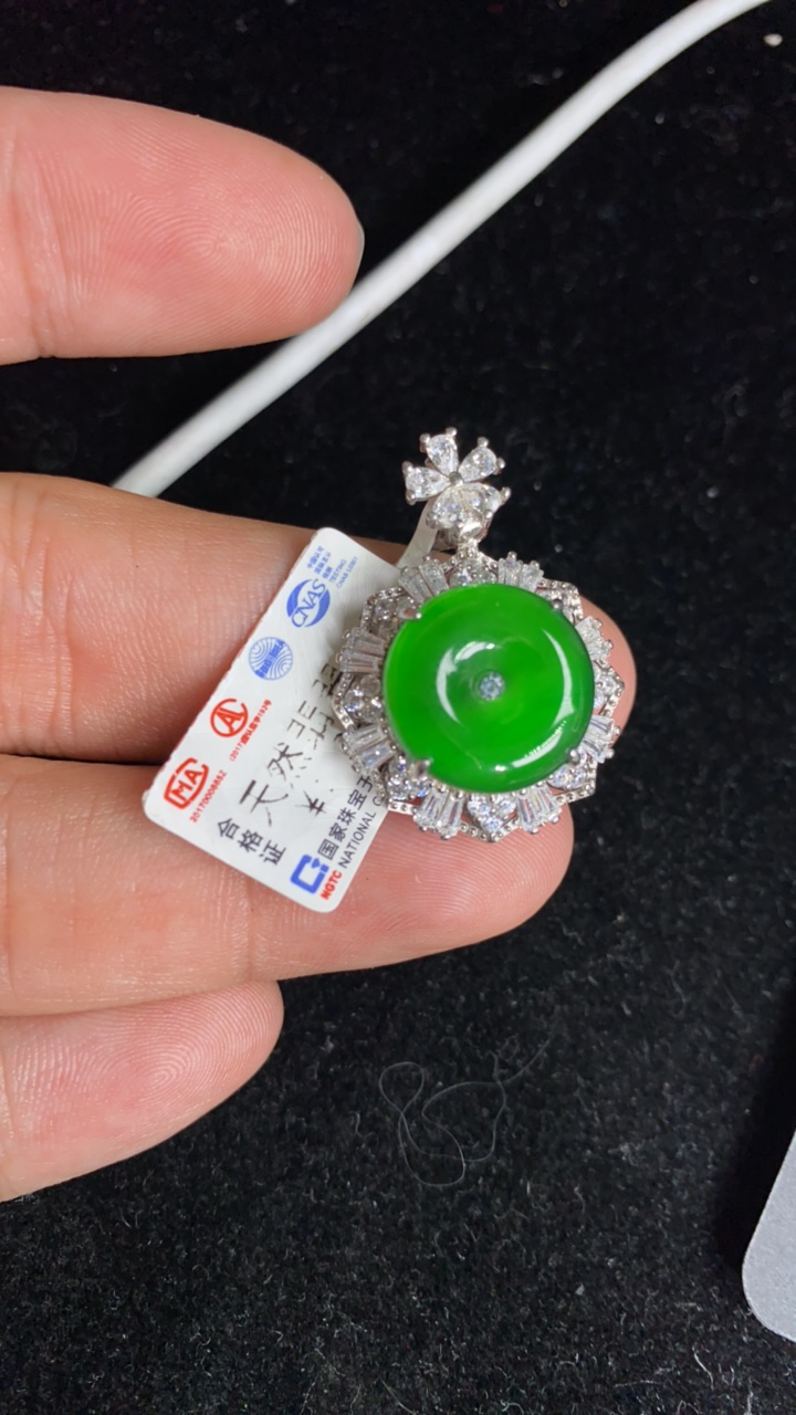 天然A货平安扣吊坠