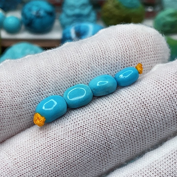 绿松石未镶嵌天然原矿 地大质检