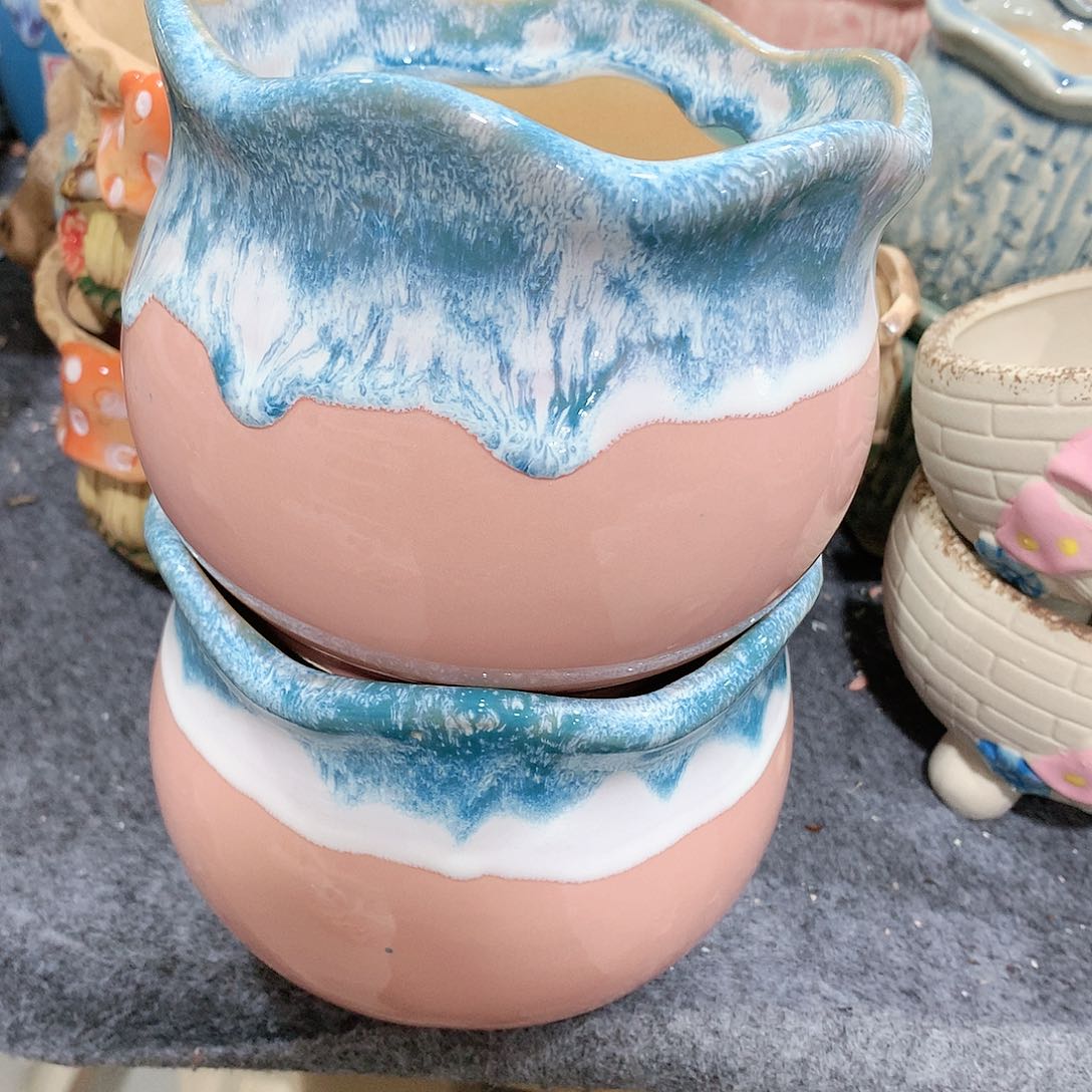 陶瓷陶瓷多肉花盆特价