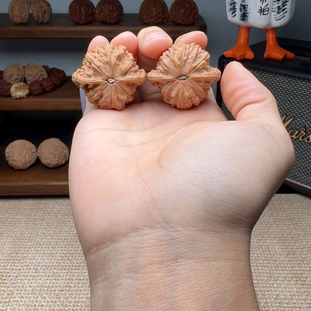 文玩核桃把件A3802磨盘