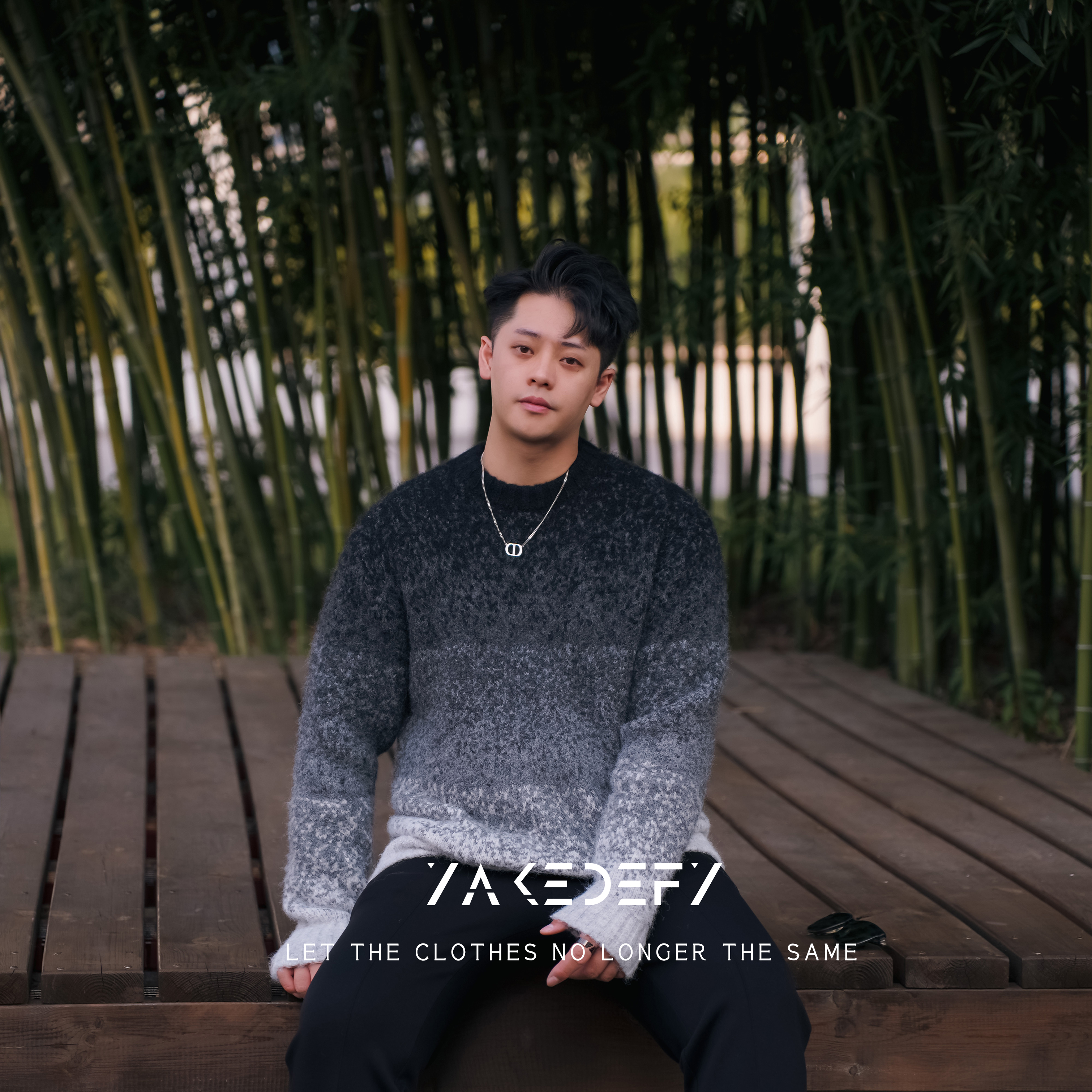 YAKEDEFY 冰镜 | 1400g重磅羊驼毛羊毛宽松渐变宽松质感毛衣