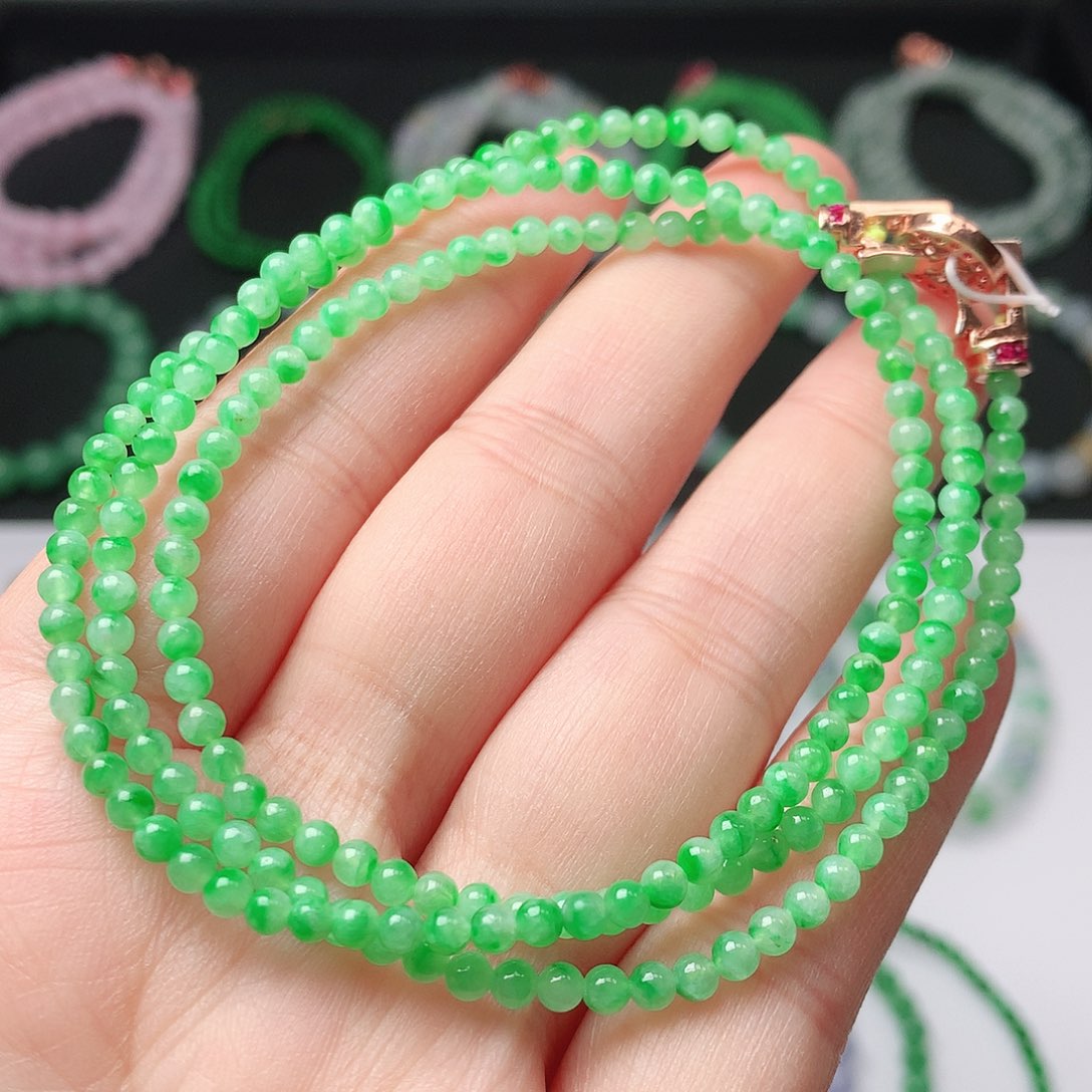 翡翠未镶嵌手链翡翠