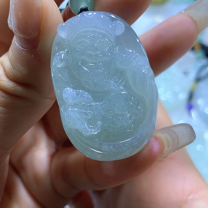 翡翠颈饰未镶嵌天然翡翠A货吊坠