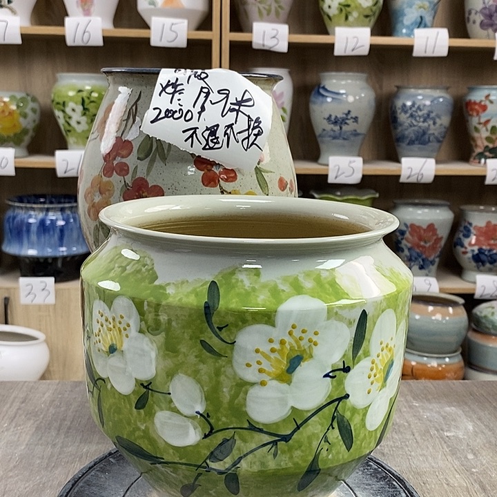 缸13zp景德镇陶瓷花盆