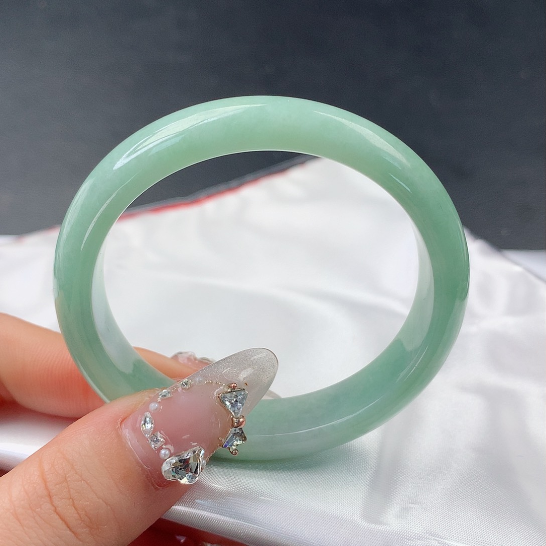 翡翠手镯未镶嵌0054贵妃51.7