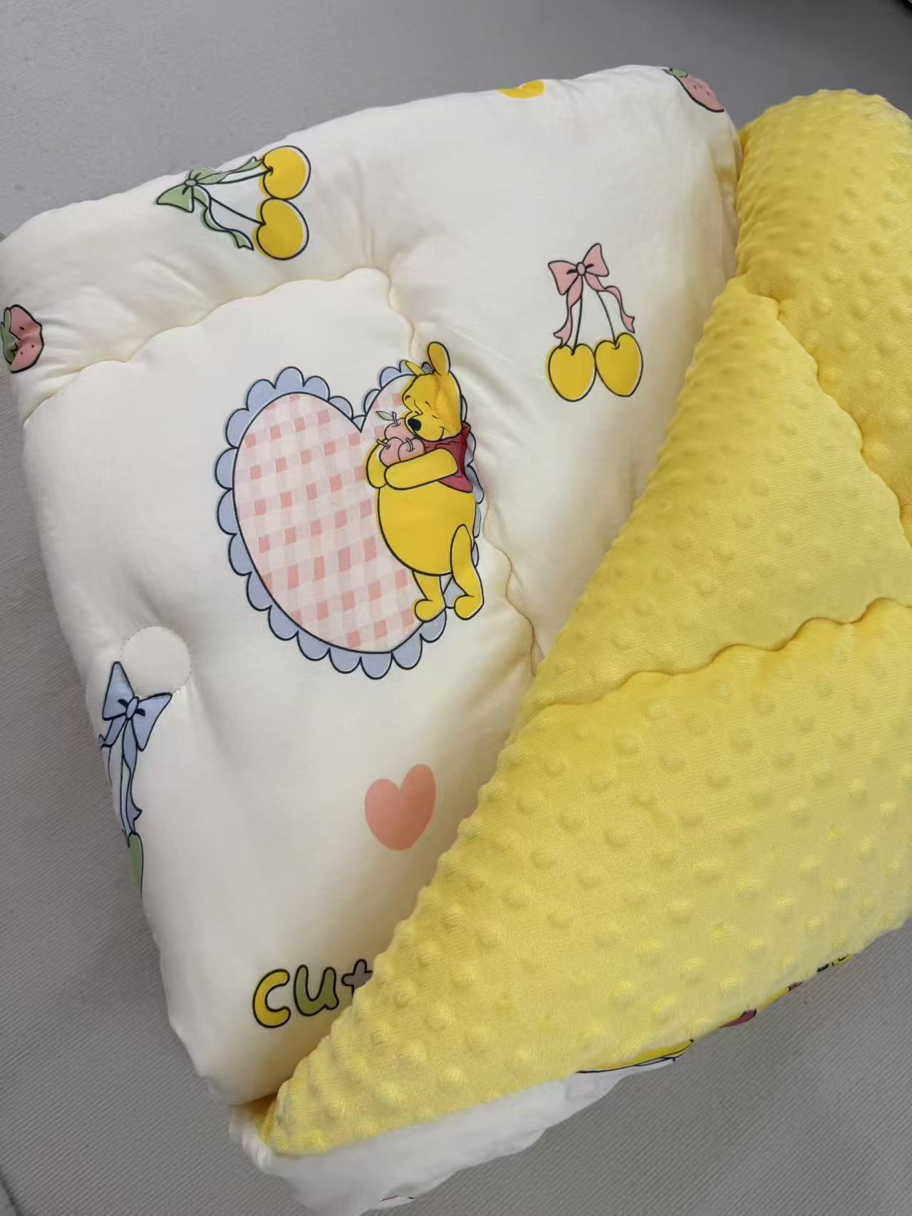【冲刺50w粉丝】【豆豆被】樱桃小熊200X220CM双人可手洗机洗