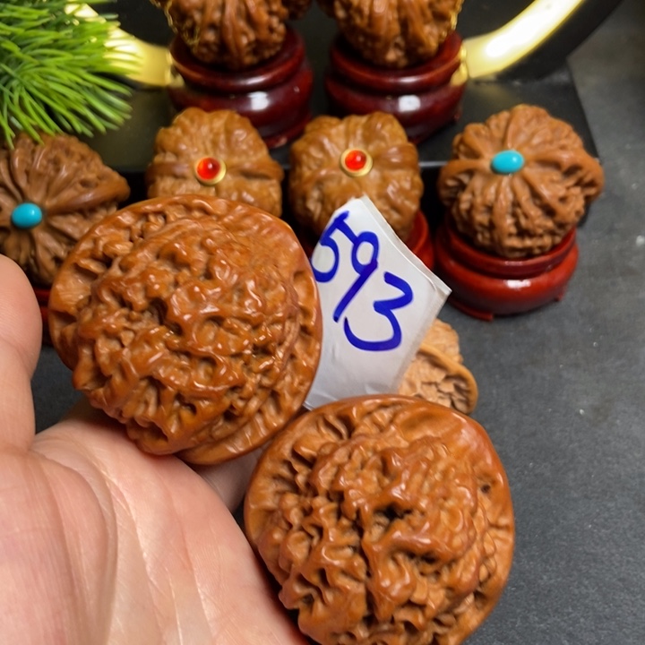 文玩核桃把件49官帽593