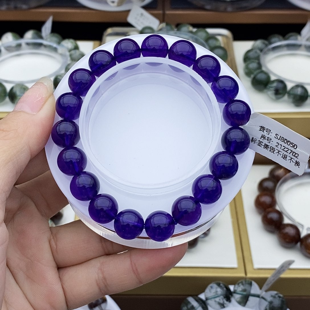水晶手链未镶嵌W*言紫水晶
