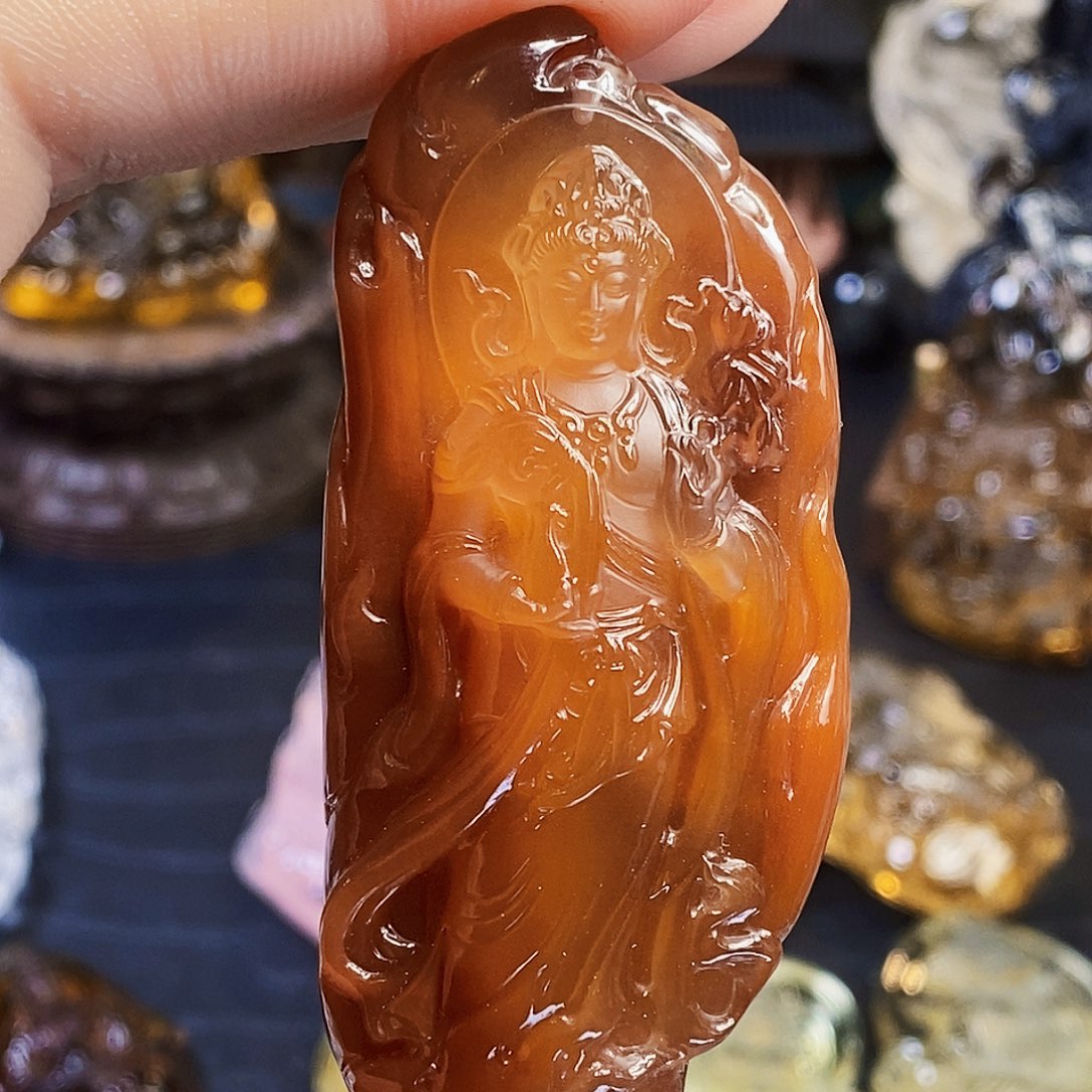 水晶颈饰未镶嵌吊坠