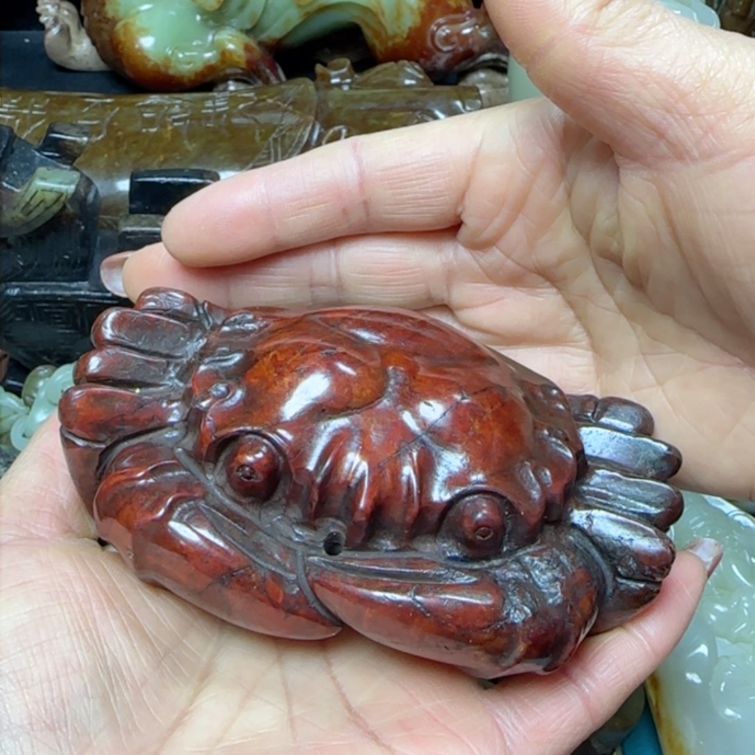 和田玉摆件未镶嵌知***戒