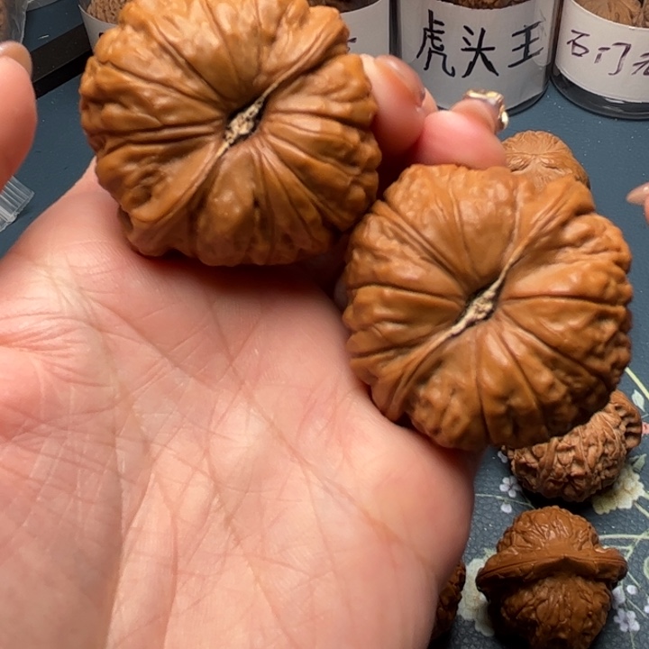文玩核桃把件相**二44南瓜墩