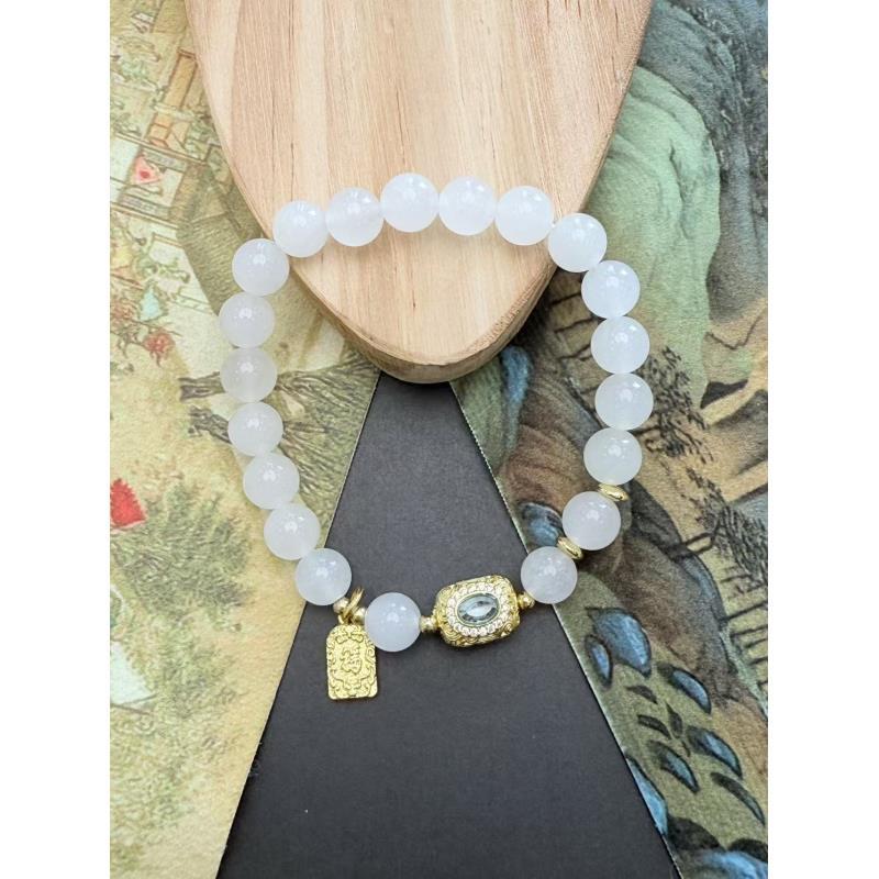 D1241-东陵玉平安手串8mm