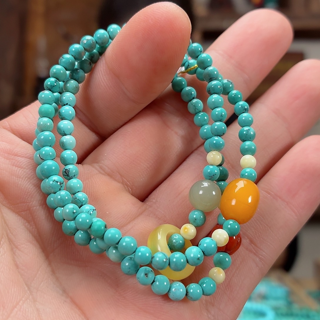 未镶嵌绿松石珠宝奇石