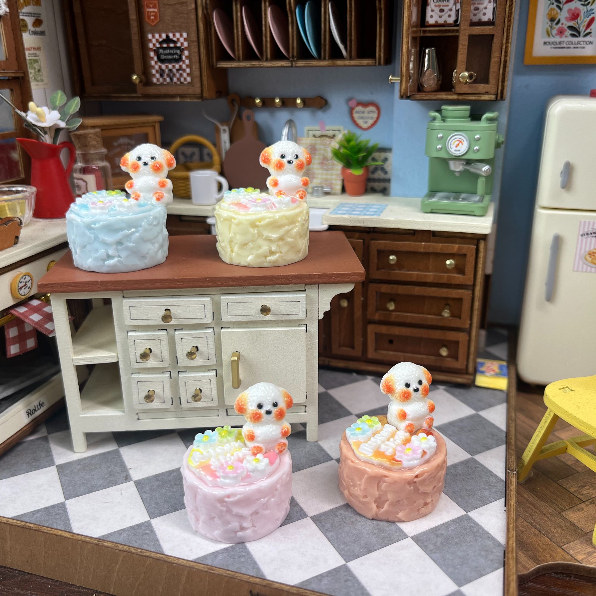 【A1255-A1324 5.30】40包 diy树脂配件 发夹配饰 定制食玩配件