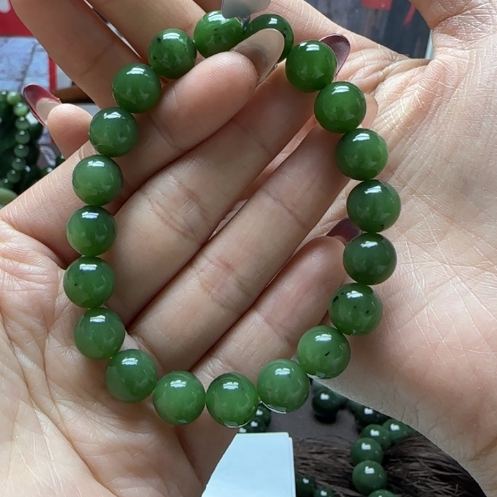 和田玉（碧玉）手串未镶嵌