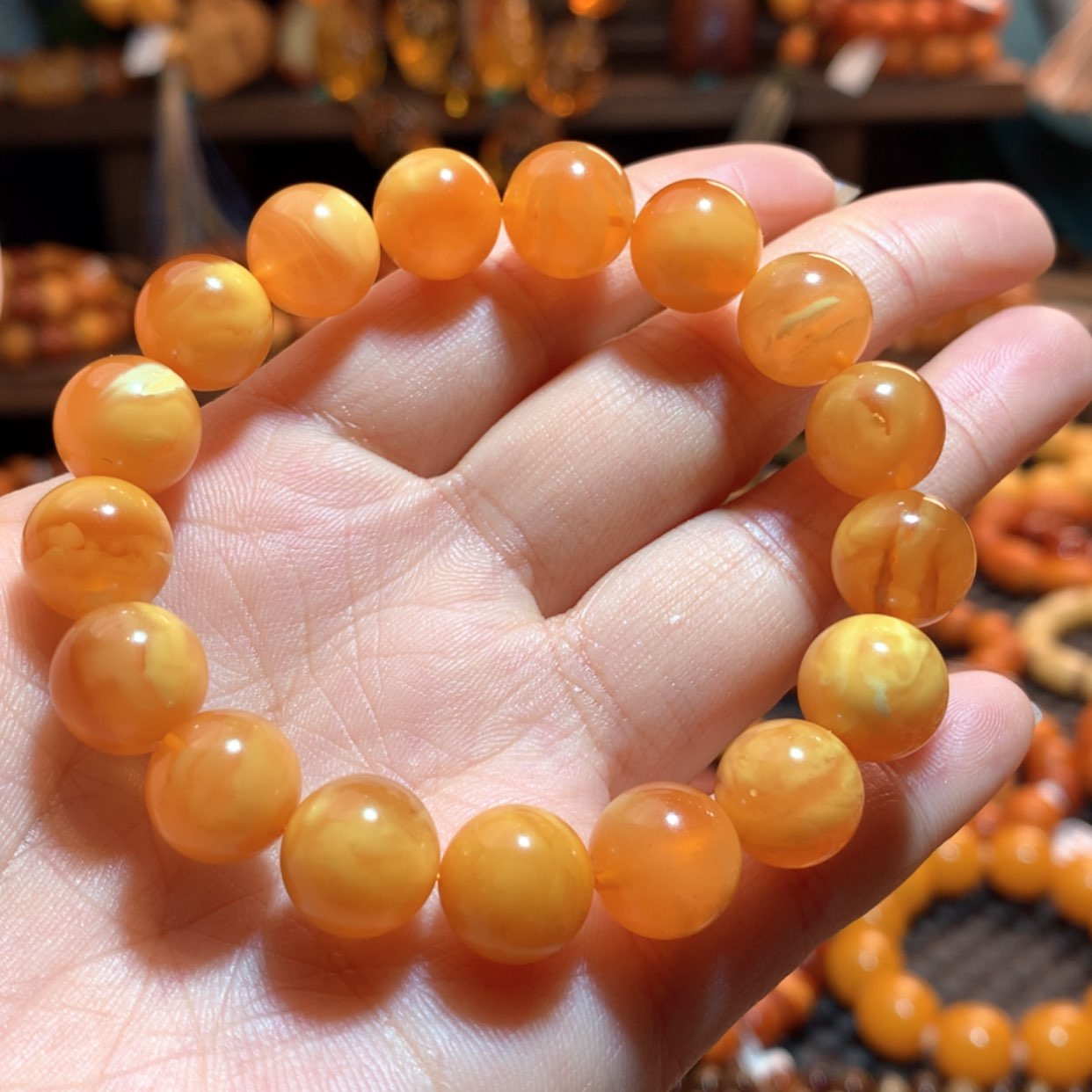 【闪购商品】手串蜜蜡未镶嵌蜜蜡手串