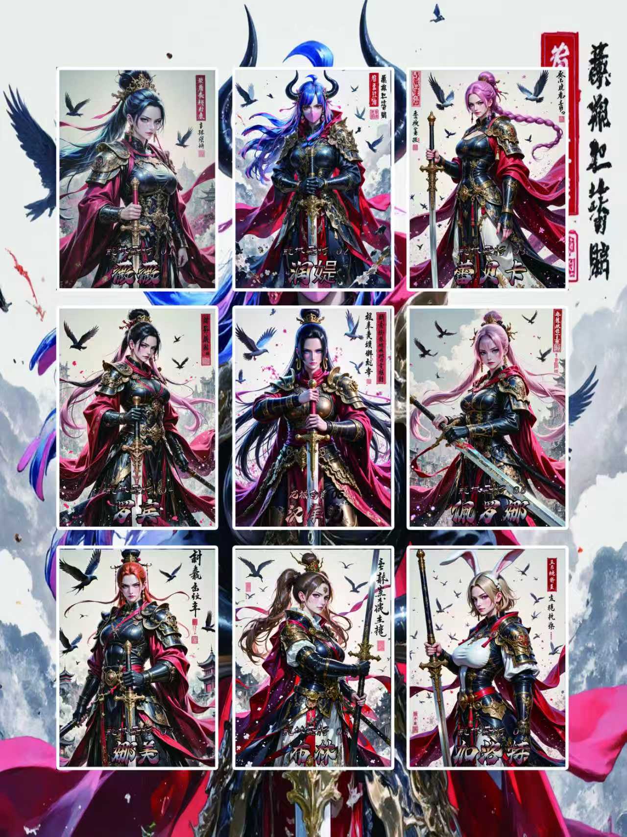 龙城飞将  9宫合集