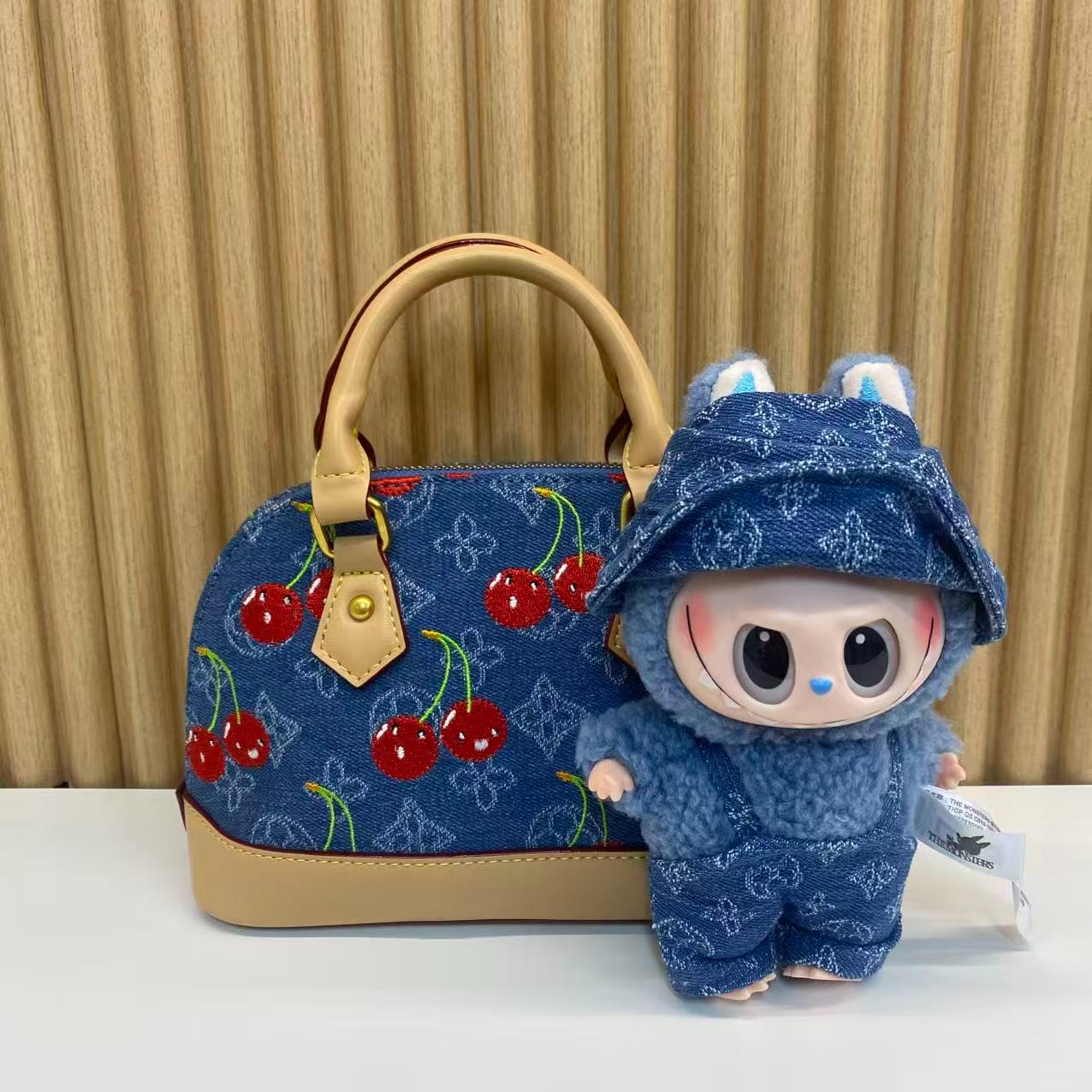 HM83425新款蓝色单肩手提斜挎包