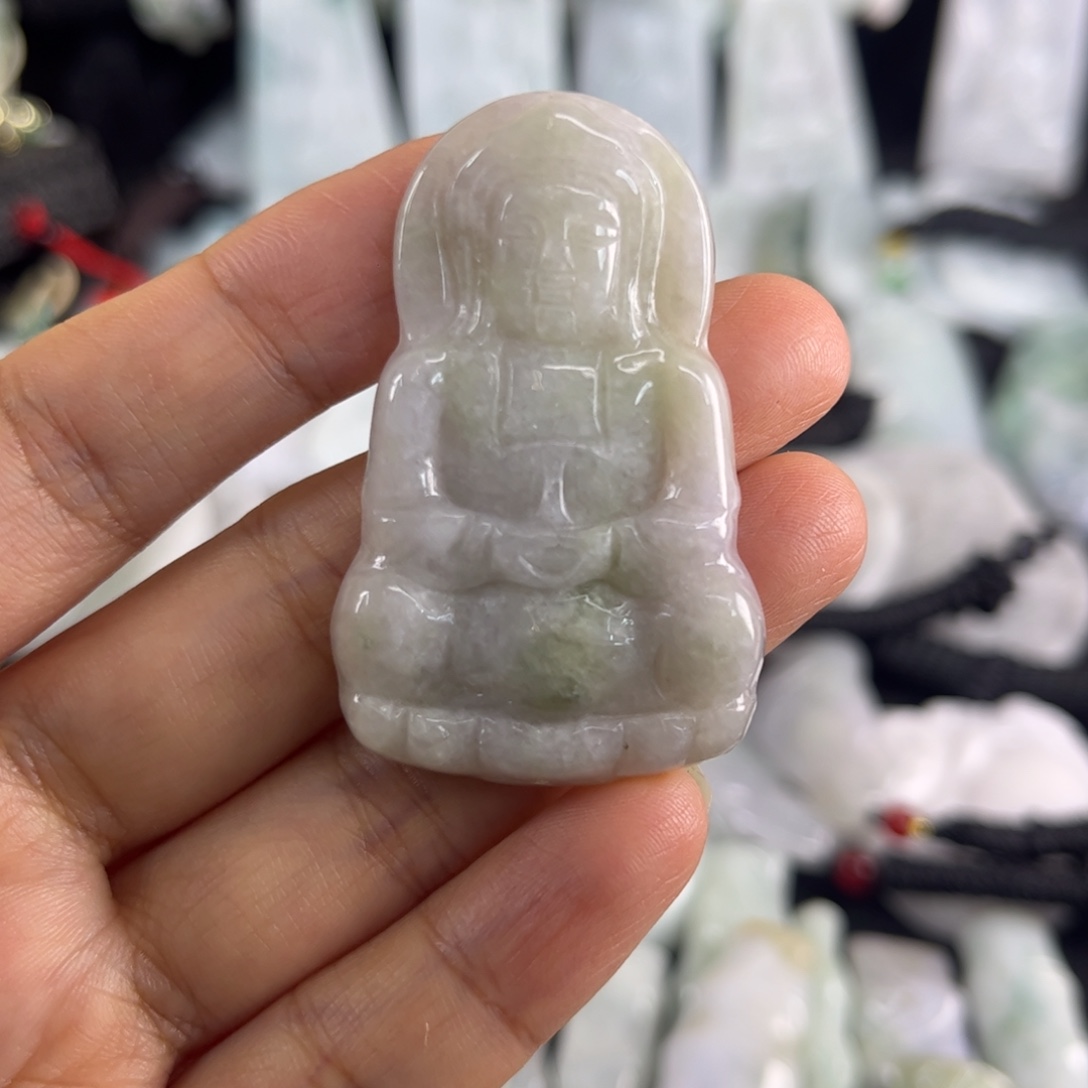 翡翠未镶嵌吊坠(不含链)瑕疵