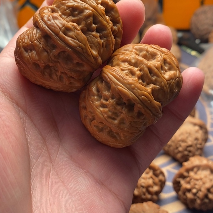 烽***吊坠文玩核桃文玩核桃元宝47