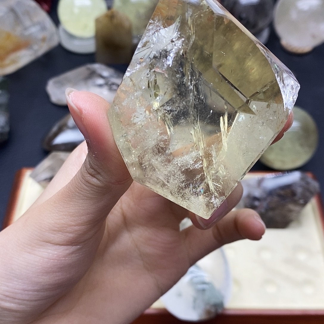 水晶珠宝半成品未镶嵌259水晶石