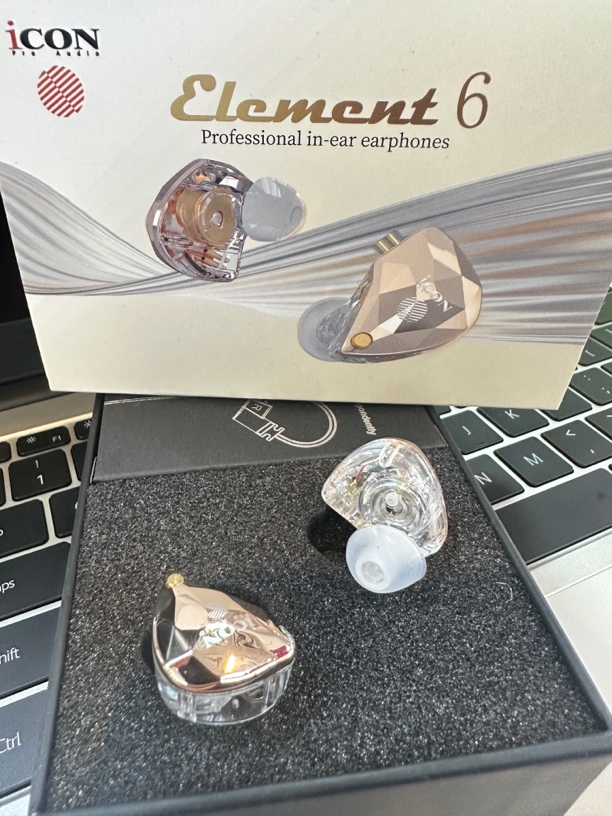 艾肯6 三米线监听耳机 